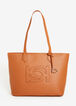 Bebe Oliver Studded Tote & Pouch, Camel Taupe image number 0