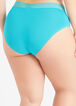 Sheer Waistband Micro Brief Panty, Teal image number 1