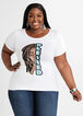 Blessed Locs Beauty Graphic Tee, White image number 0