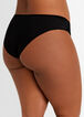 Micro & Lace Cheeky Hipster Panty, Black image number 1