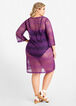 Beach Break Lace Cover Up Dress, Purple image number 1