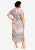 Tall Swirl Dolman Sleeve Dress, Multi image number 1