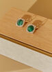 Stone And Crystal Drop Earrings, Abundant Green image number 2