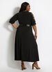 Tall Belted Cutout Maxi Dress, Black image number 1