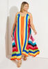 Chain Trimmed Rainbow Maxi Dress, Multi image number 0