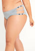 Microfiber Cutout Bikini Panty, Grey image number 0