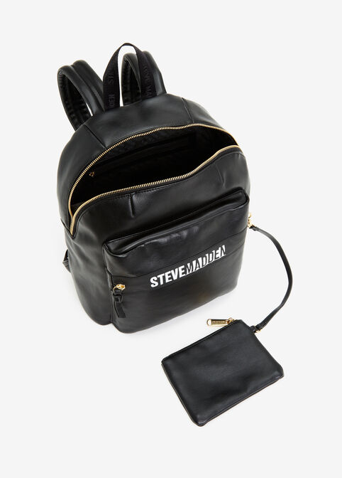 Steve Madden Backpack W/ Wristlet, Black image number 1