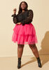 Tiered Tulle Skirt, Pink image number 0