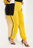 Striped French Terry Joggers, Nugget Gold image number 0