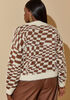 Cropped Checked Cardigan, Multi image number 1