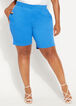 Double Stripe Biker Shorts, Victoria Blue image number 0