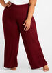 Plus Size Cozy Chic Loungewear Ribbed Wide Leg Pants Top Lounge Set image number 0