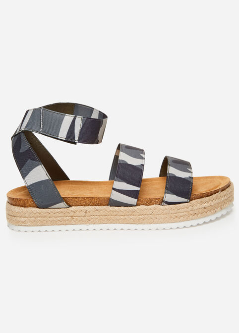 Strappy Wide Width Espadrilles, Multi image number 1