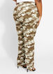 Camo Pull On Ankle Skinny Pant, Olive image number 1