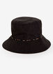 Reversible Leopard Black Bucket Hat, Black image number 0