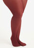 50 Denier Footed Tights, Wine image number 0