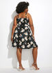 The Rosa Dress, Black Combo image number 1