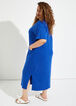 Blessed French Terry Midi Dress, Royal Blue image number 1