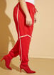 Seam Detailed Joggers, Red image number 2