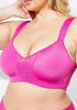 Wireless Smoothing Butterfly Bra, Very Berry image number 2