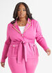 Plus Size blazer scuba stretch outerwear business casual fall jacket image number 0