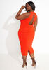 The Bebe Bodycon Dress, Orange image number 0