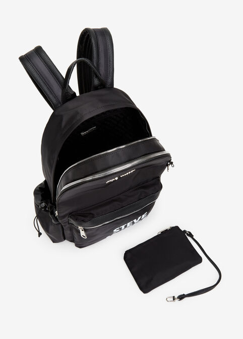 Steve Madden BJana Solid Backpack, Black image number 1