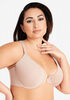 Microfiber Front Close T-Shirt Bra, Nuetra Taupe image number 1