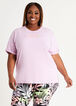 DKNY Sport Ombre Logo Tee, LILAC image number 0