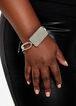 ID Link Bracelet & Earrings Set, Silver image number 2