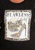 Flawless Girl Graphic Tee, Black image number 1