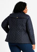 Quilted Puffer Anorak Coat, Medieval Blue image number 1