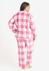 Anne Klein Printed Pajama Set, Very Berry image number 1