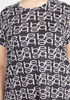 Bebe Logo Print Pajama Short Set, Black image number 3