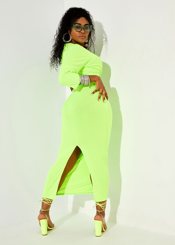 The Fiona Skirt, LIME PUNCH image number 1