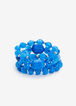 Blue Bead Bracelet Set, Victoria Blue image number 0