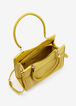Bebe Aliah Stud Shopper Handbag, GOLDEN LIME image number 2