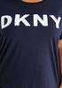 DKNY Block Logo T Shirt, Navy image number 2