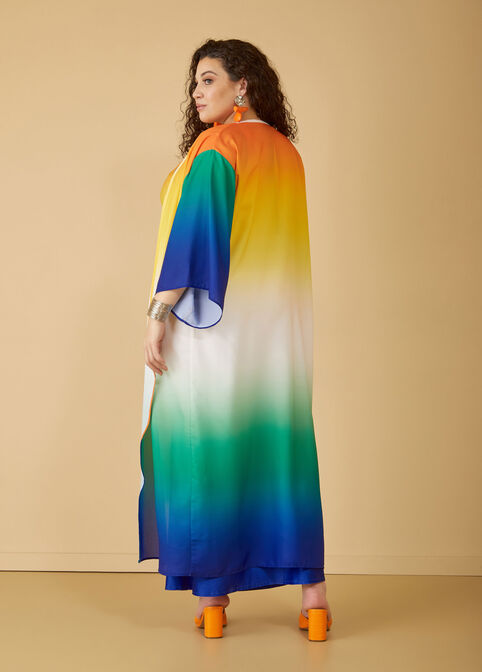 Ombre Open Front Duster, Multi image number 1