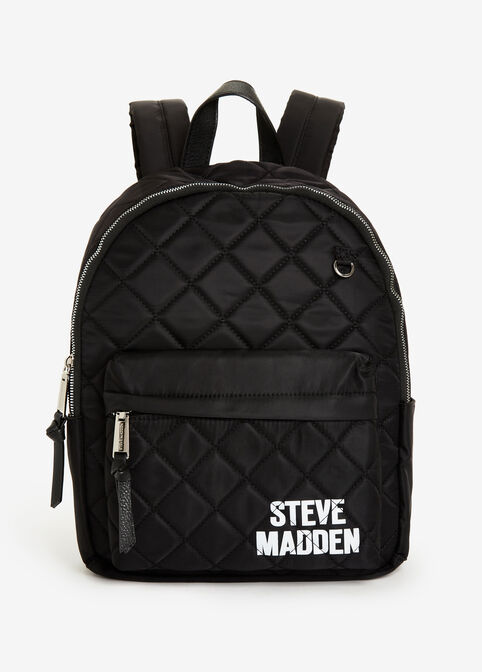 Trendy Designer Steve Madden BKallie Nylon Logo Backpack image number 0