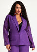 Lace Notch Lapel Blazer, Purple Magic image number 2