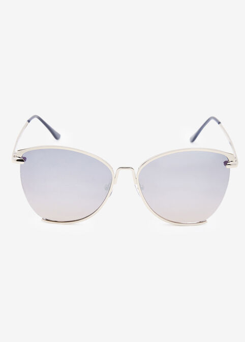 Sean John Cat Eye Sunglasses, Silver image number 0