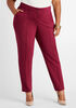 Ponte Ankle Pants, Rhododendron image number 0