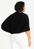 Dolman Shrug Sweater, Black image number 1