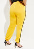 Striped French Terry Joggers, Nugget Gold image number 1