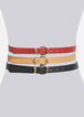 Trio of Faux Leather Skinny Belts, Multi image number 0