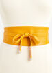Nugget Gold Faux Leather Wrap Belt, Nugget Gold image number 2