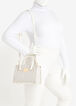 Bebe James Small Satchel, White image number 4