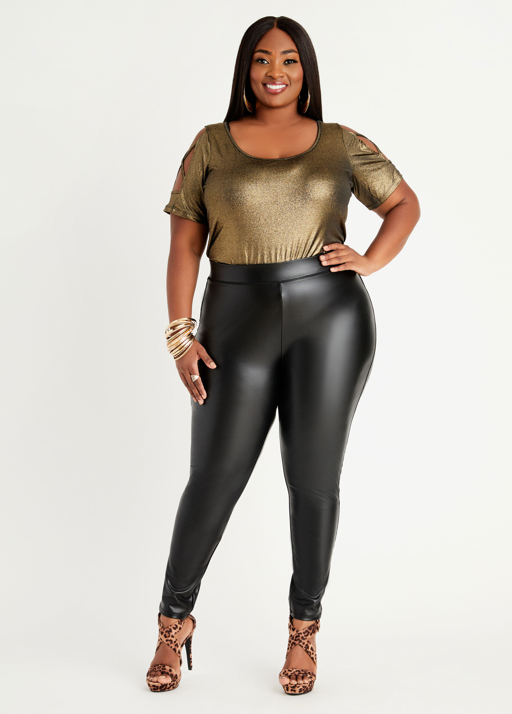 Top more than 118 tall faux leather leggings super hot