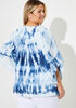 Tie Dyed Chambray Tunic, Denim image number 1